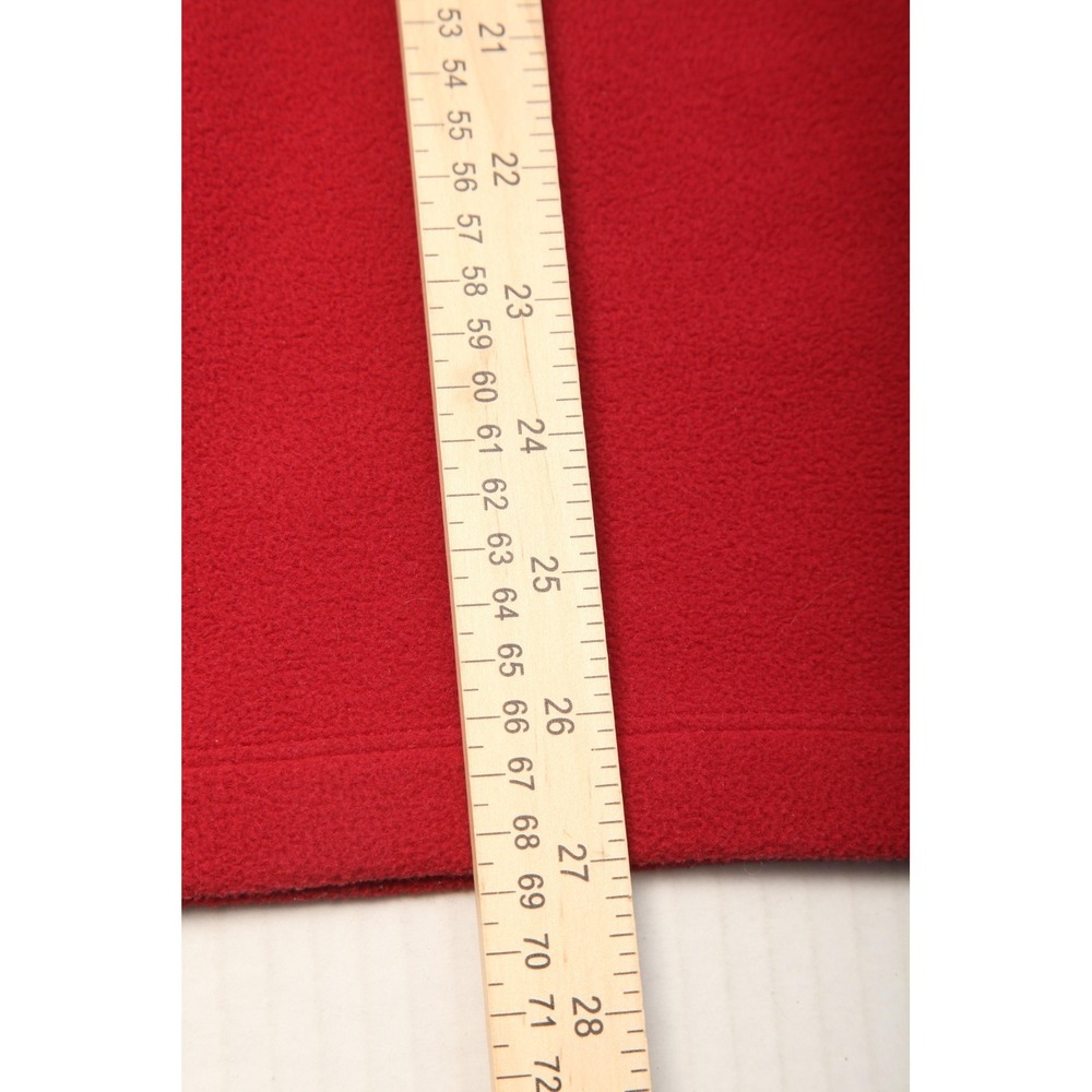 The North Face FlashDry Fleece Pullover Mens Large Red 1/4 Zip Hiking Layer - Picture 13 of 14